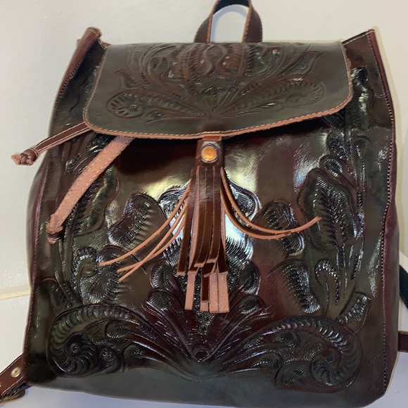 Genuine Leather handcrafted Backpack Casual Daypack/College Bag. main image 11
